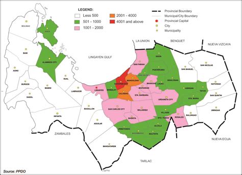 how many cities in pangasinan|Population and Social Profile .